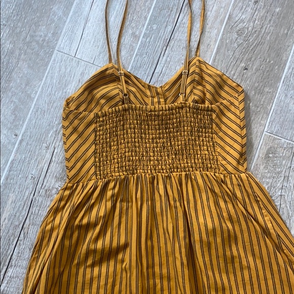 Japna 100% Cotton Honey Yellow Smocked Dress - Picture 6 of 7